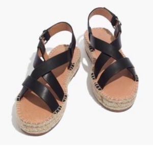 Madewell The Malia Espadrille Sandal